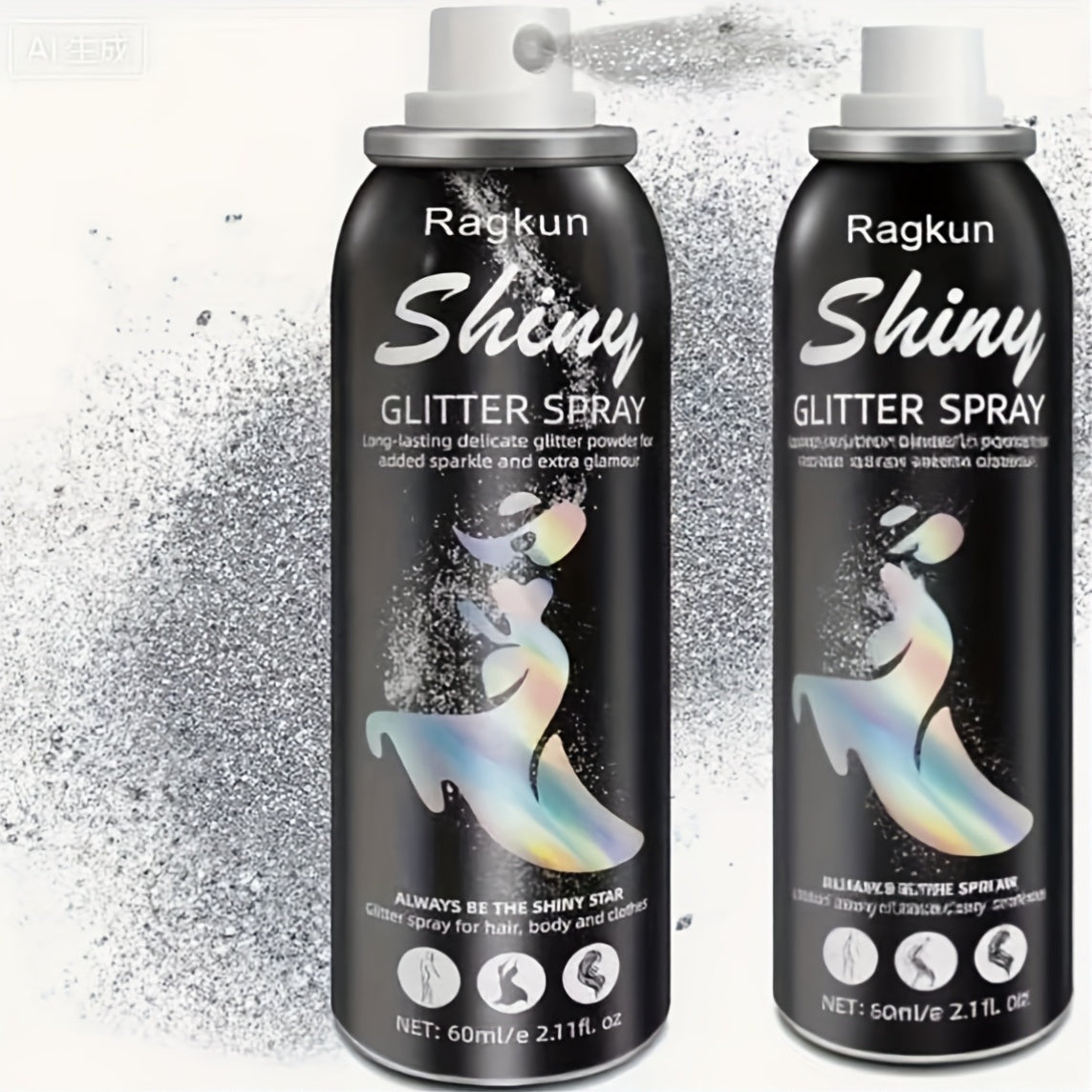Body Glitter Body Glitter Spray A Long Lasting Quick Drying