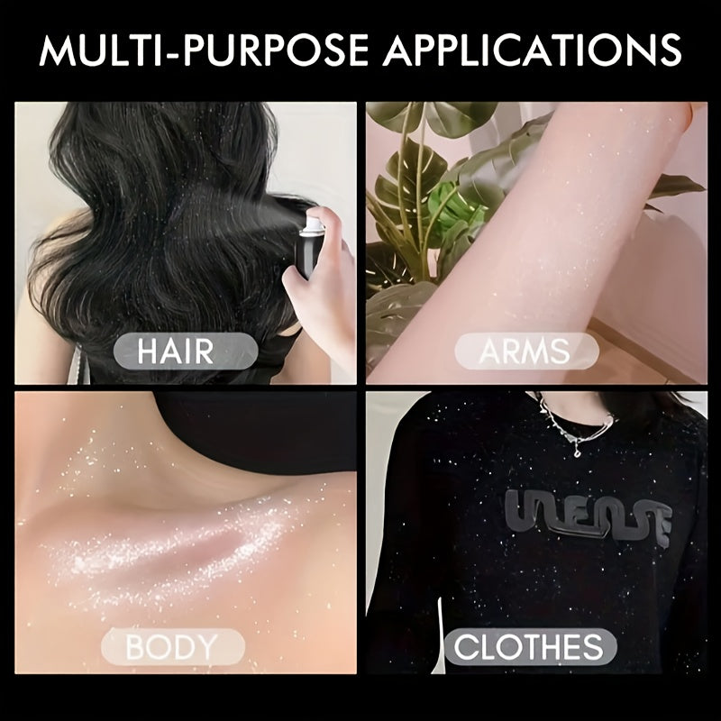 Body Glitter Body Glitter Spray A Long Lasting Quick Drying