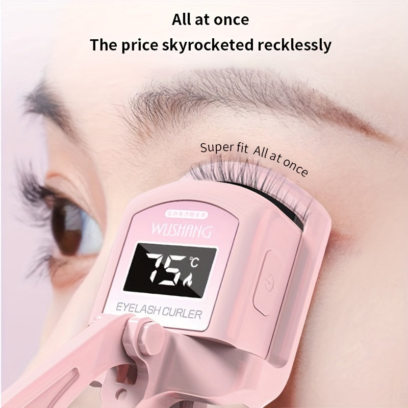 A Pink Usb Heated Eyelash Curler