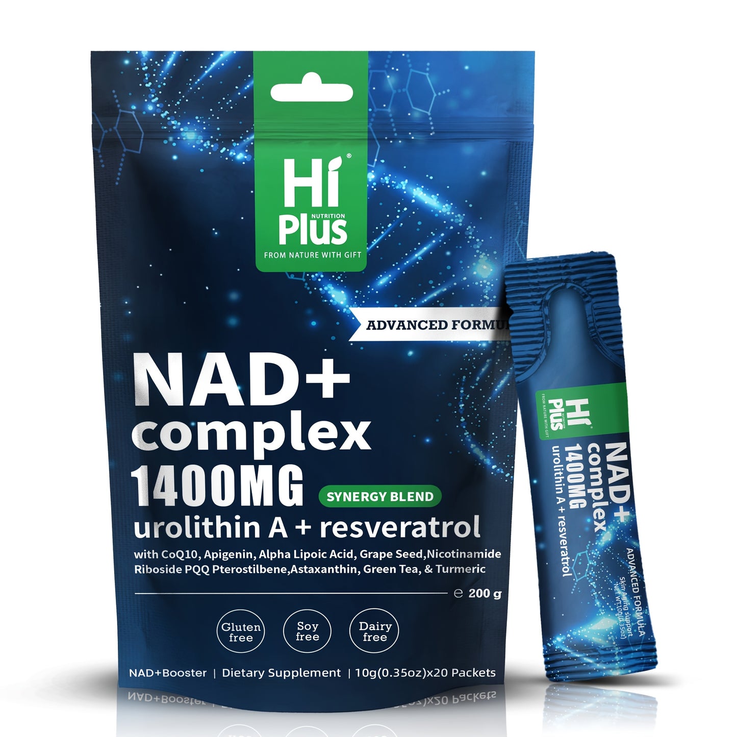 NAD+ 1400 for MG - High-performance Liposomal NAD+ Complex Energy