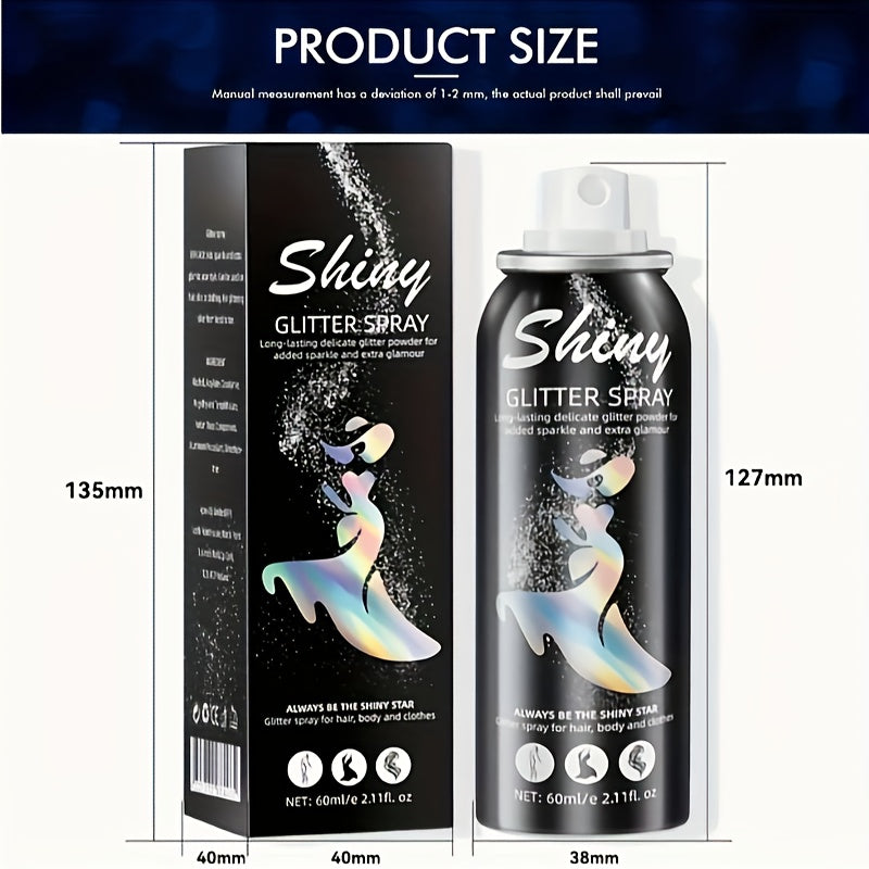 Body Glitter Body Glitter Spray A Long Lasting Quick Drying