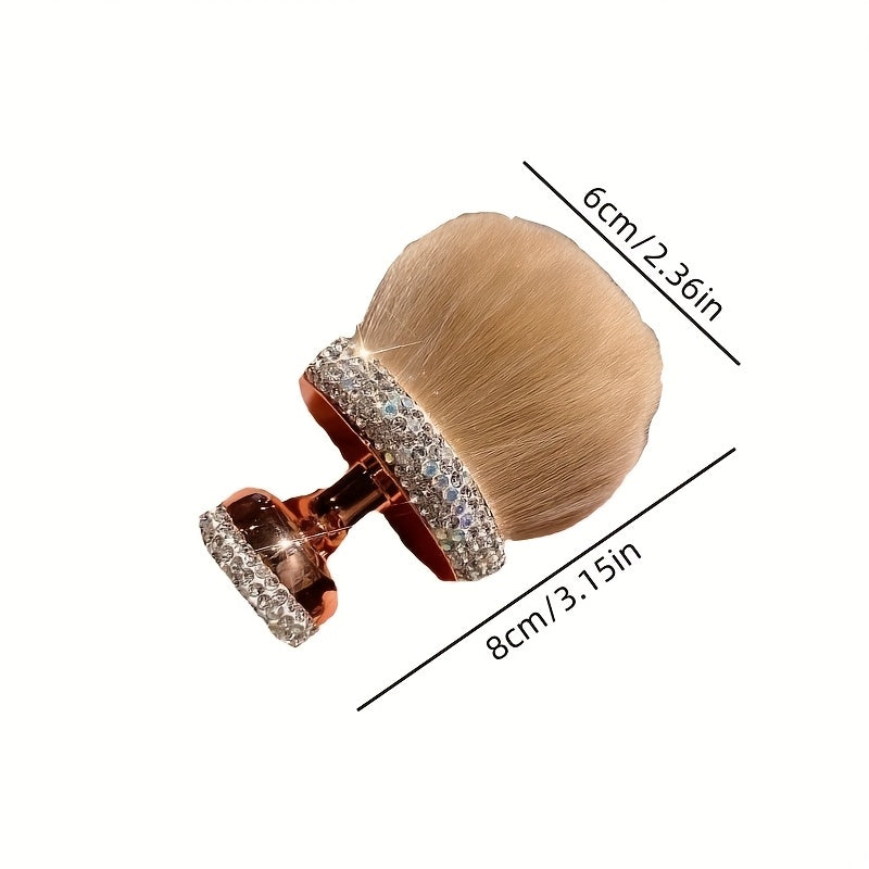Luxury Large Blush Brush Sparkling Accents