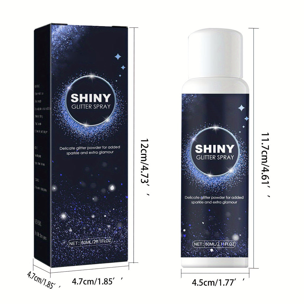 Hair Body Glitter Spray For Party Perform