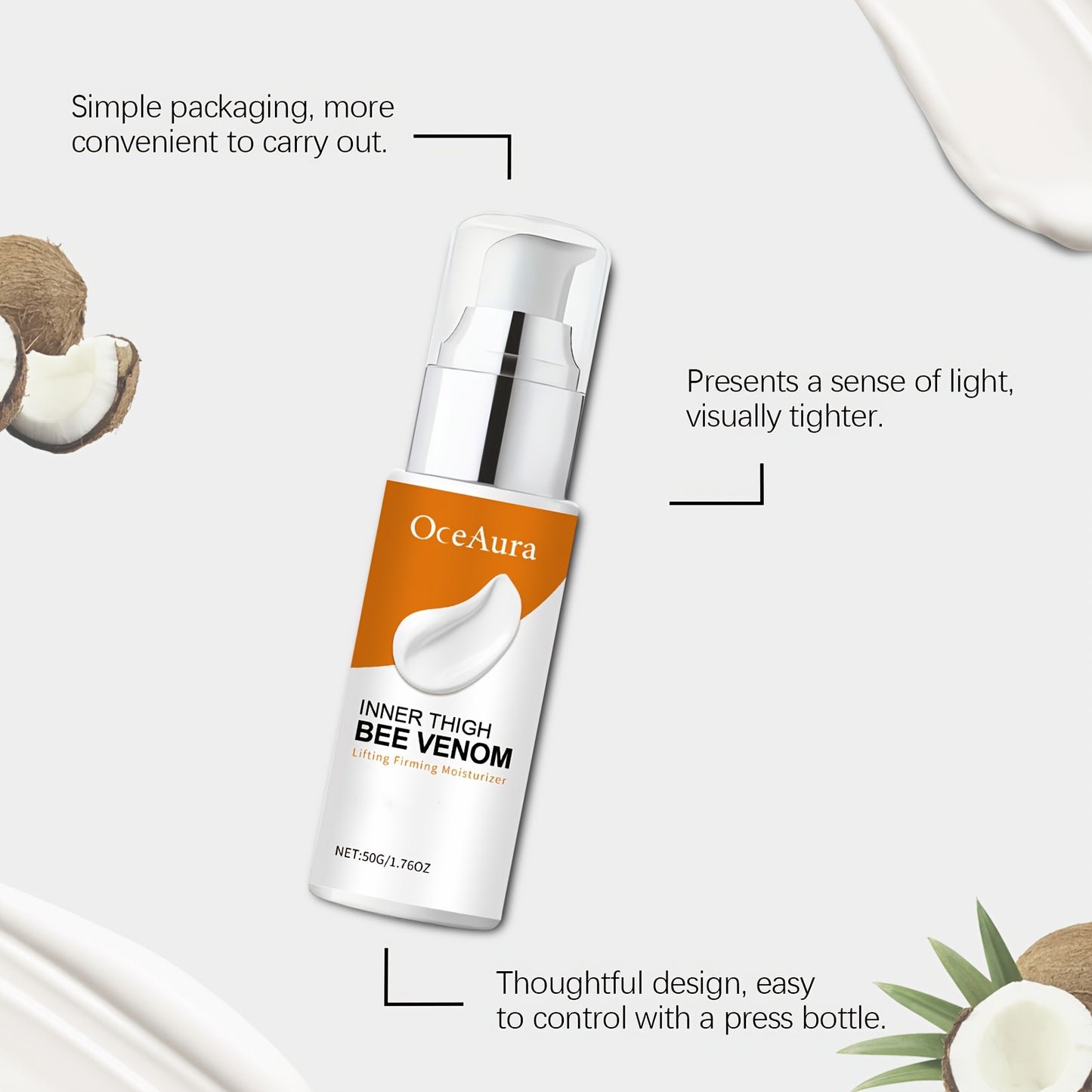 Oceaura Inner Thigh Firming Lotion Hypoallergenic