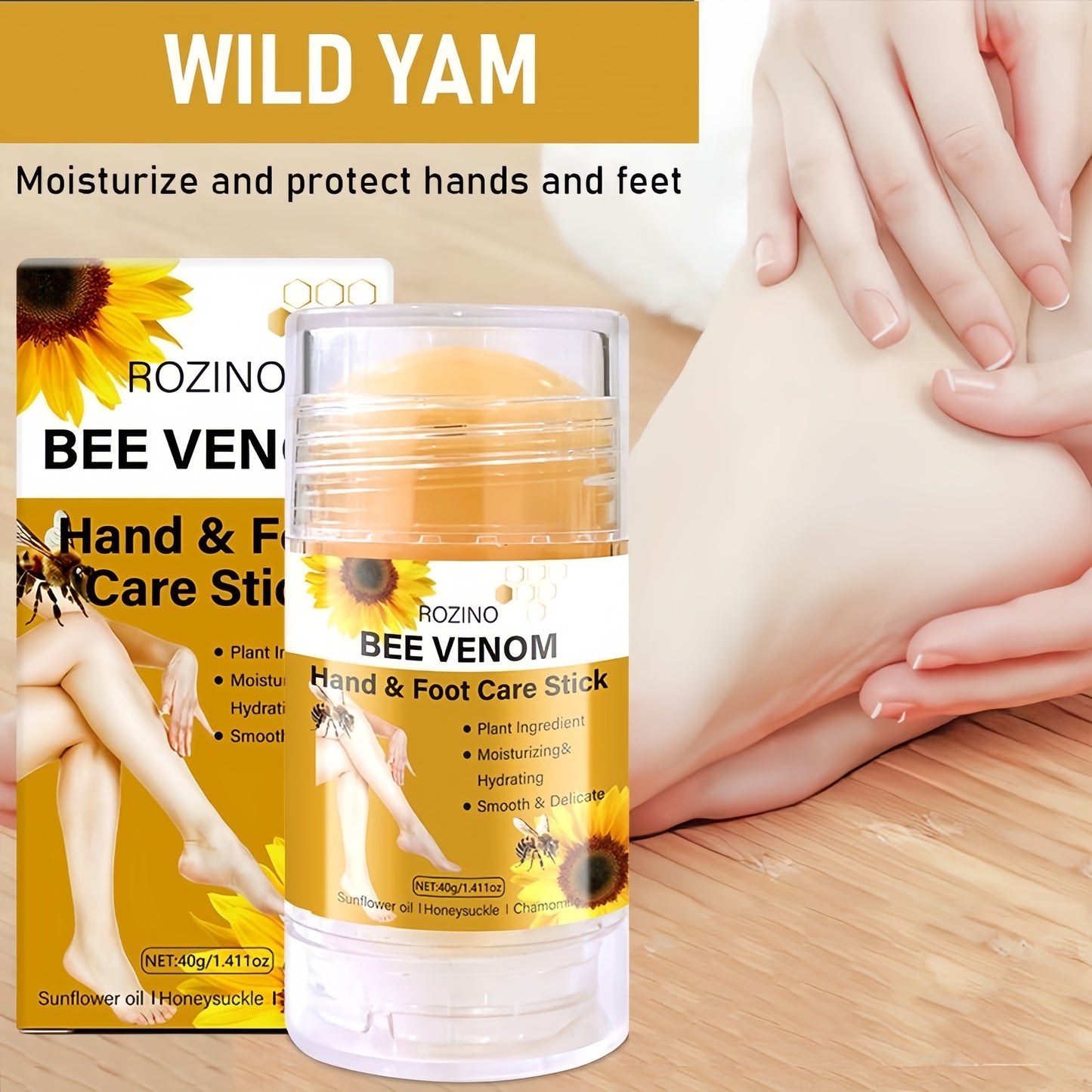 Bee Care Set Lips Face Neck Hands Feet Whole Body Care