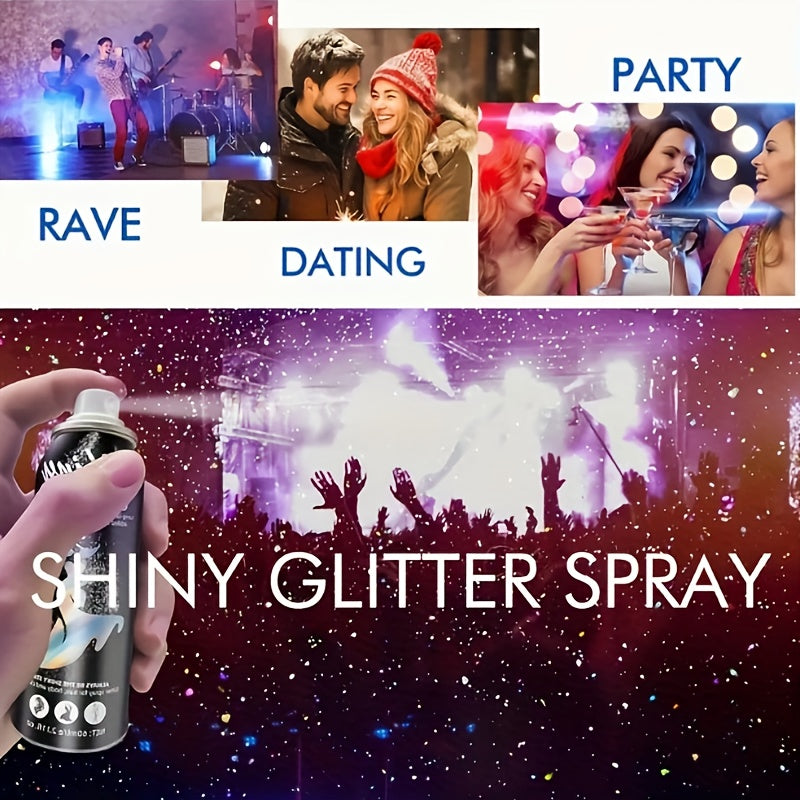 Body Glitter Body Glitter Spray A Long Lasting Quick Drying