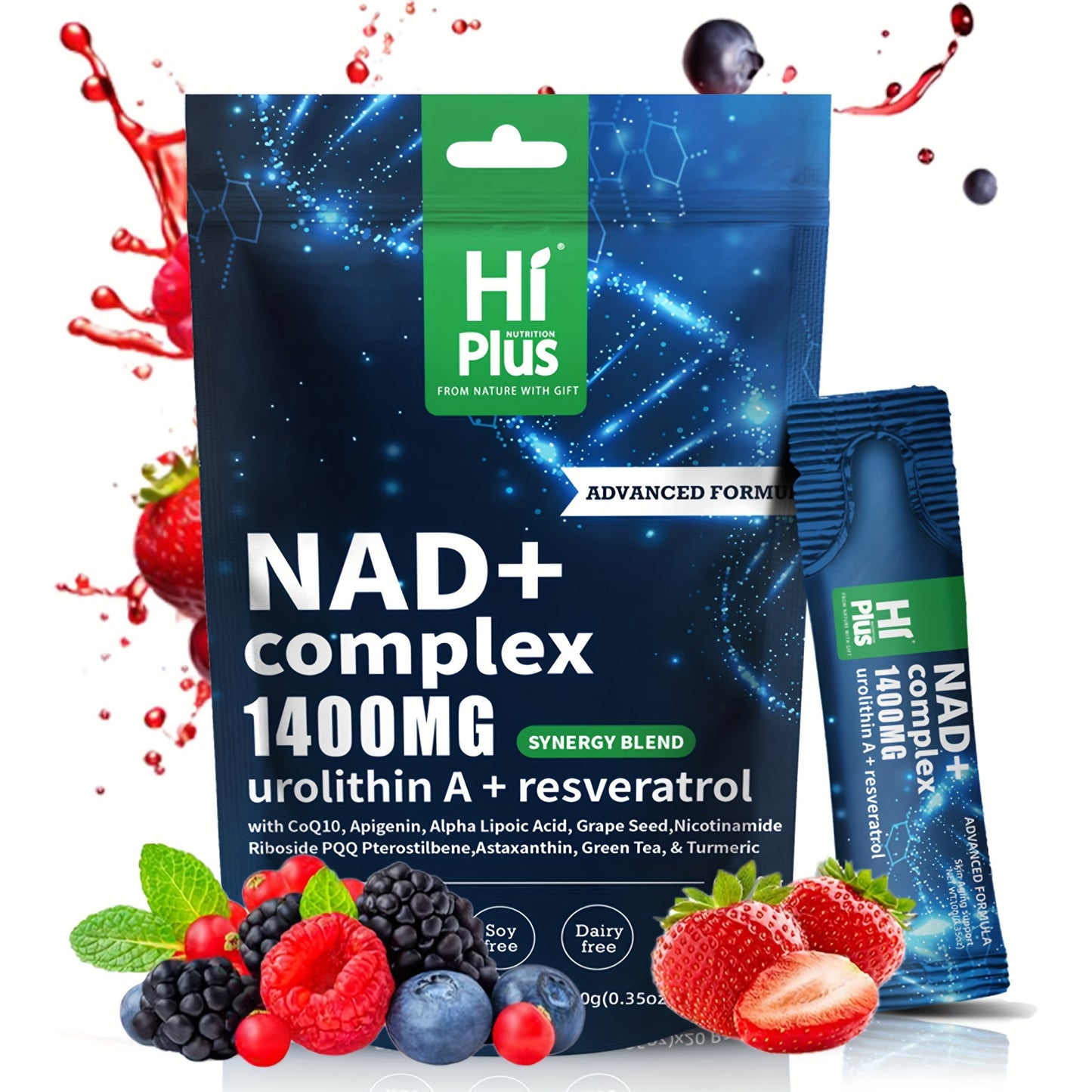 NAD+ 1400 for MG - High-performance Liposomal NAD+ Complex Energy