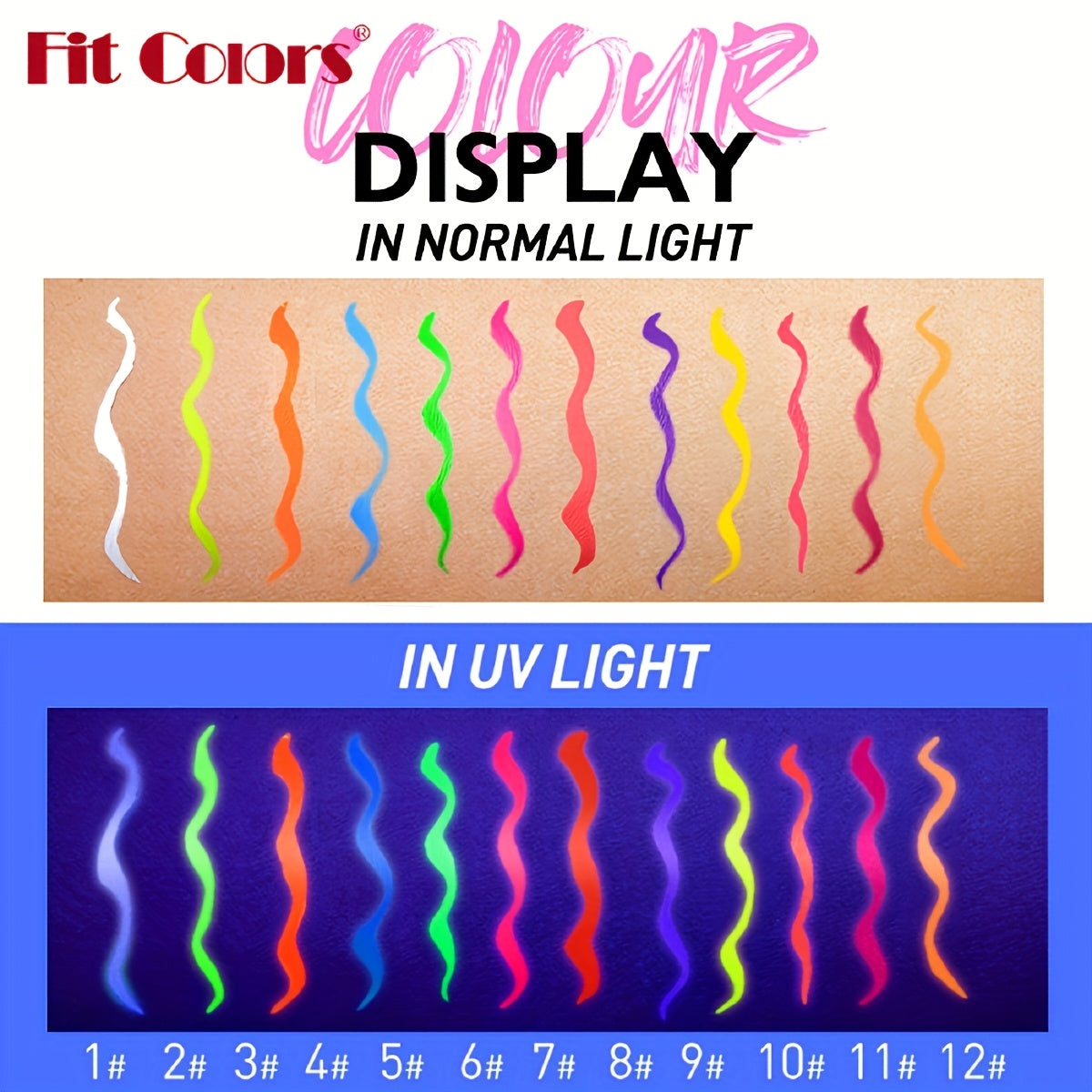 Liquid Face Paint Makeup 8 Colors Sweatproof