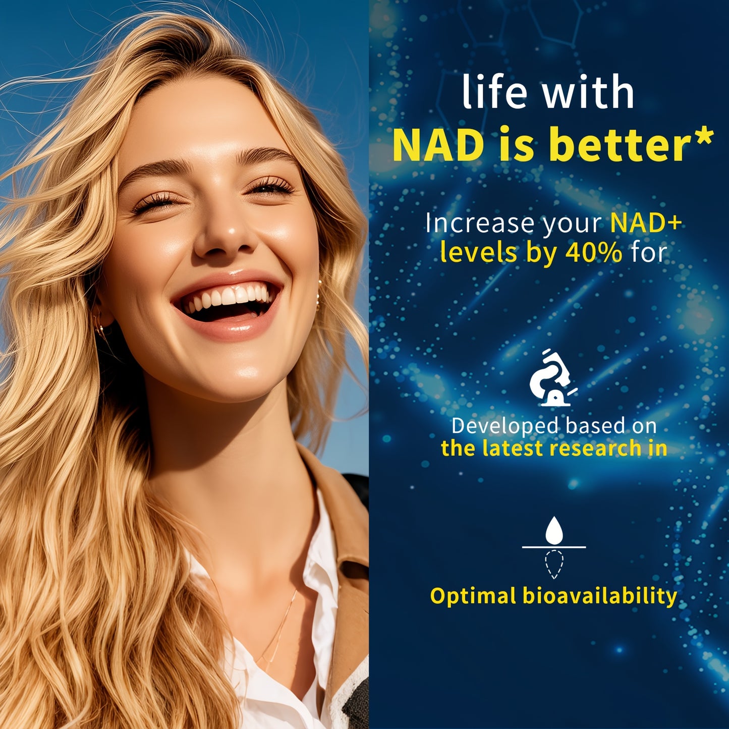 NAD+ 1400 for MG - High-performance Liposomal NAD+ Complex Energy