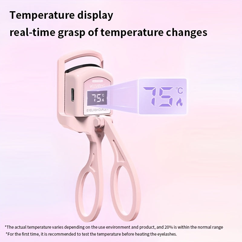 A Pink Usb Heated Eyelash Curler