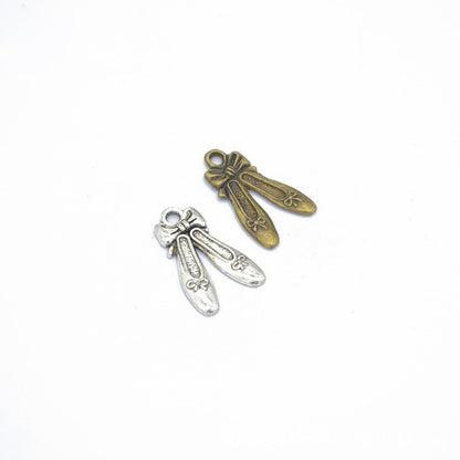 Metal accessories/ballet shoes（2pcs） Size: 20mm*12mm