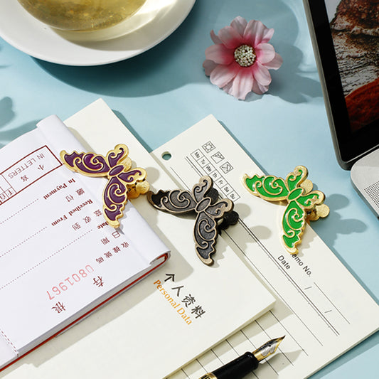 Creative metal butterfly clip