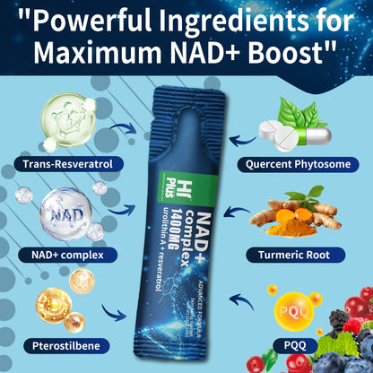 NAD+ 1400 for MG - High-performance Liposomal NAD+ Complex Energy