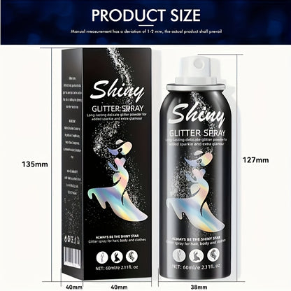 Body Glitter Body Glitter Spray A Long Lasting Quick Drying