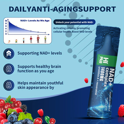 NAD+ 1400 for MG - High-performance Liposomal NAD+ Complex Energy