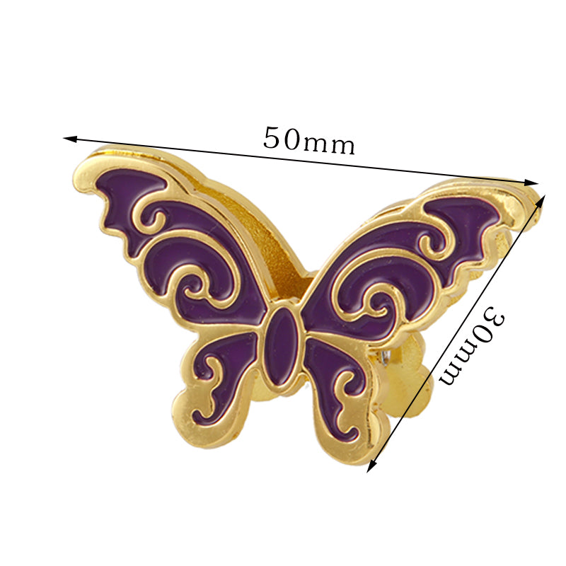 Creative metal butterfly clip