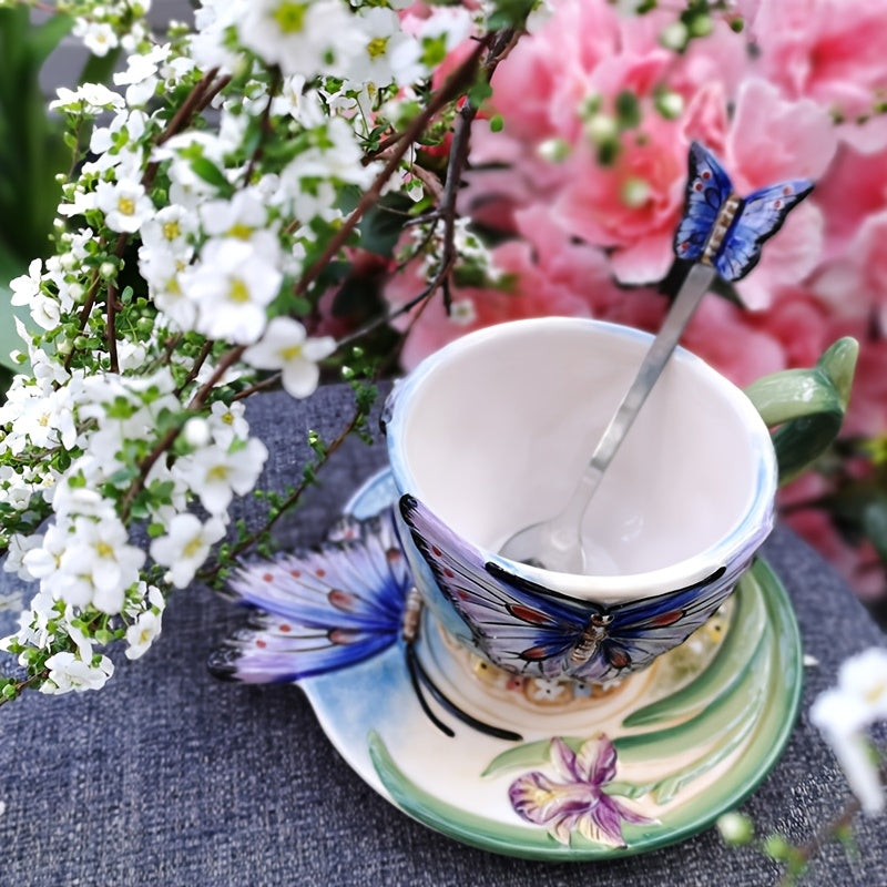 Unique Handmade Ceramic Coffee Cup Set