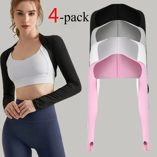 4pcs Sun Protection Arm Sleeve Breathable Suitable Outdoor Sports