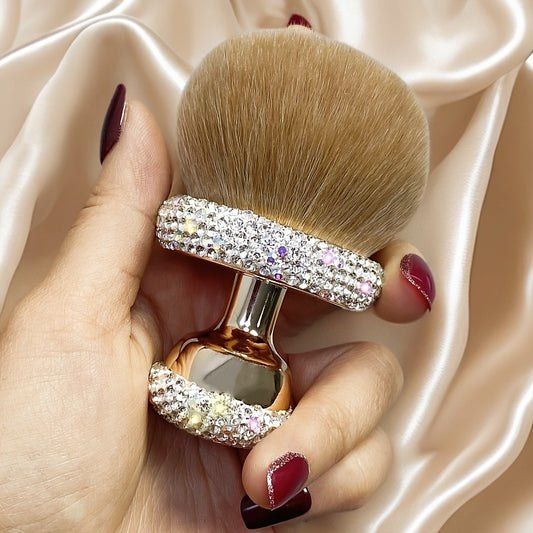 Luxury Large Blush Brush Sparkling Accents