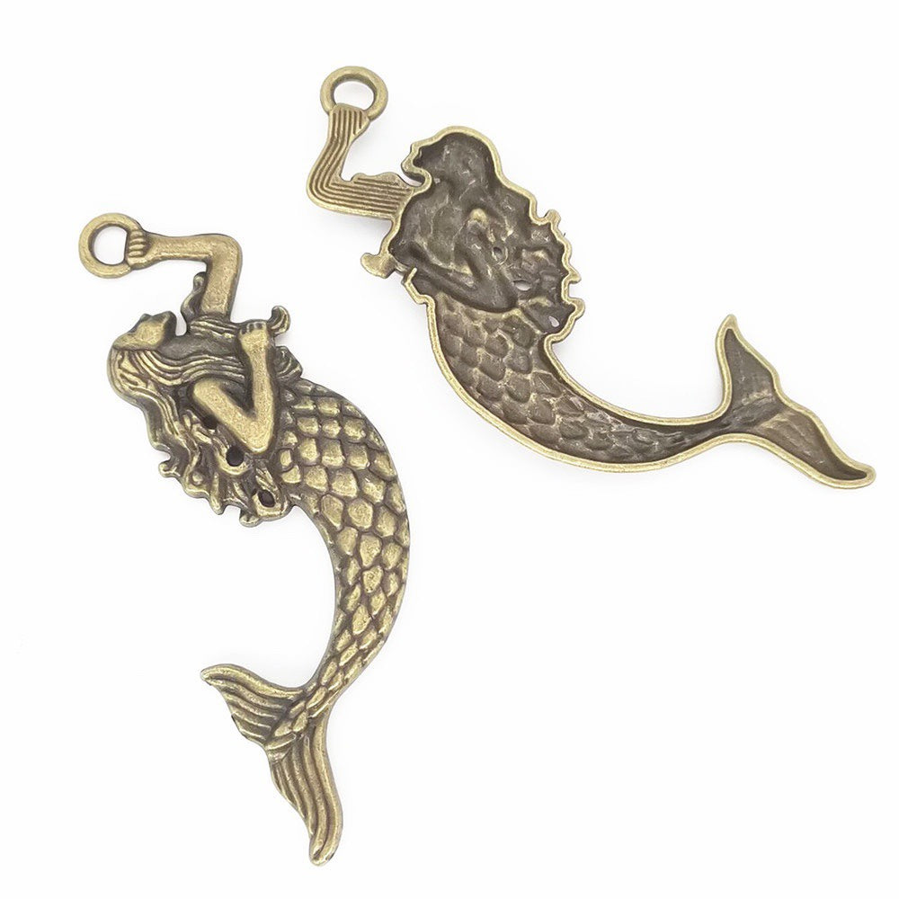 Metal accessories/Mermaid  size：76*25mm