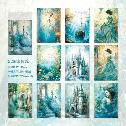 Fantasy Series Material Paper 30pcs