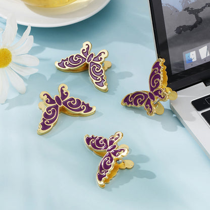 Creative metal butterfly clip